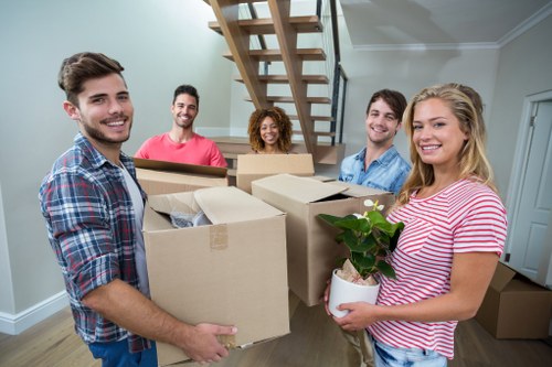 Professional removal team handling a home move in Westhampstead