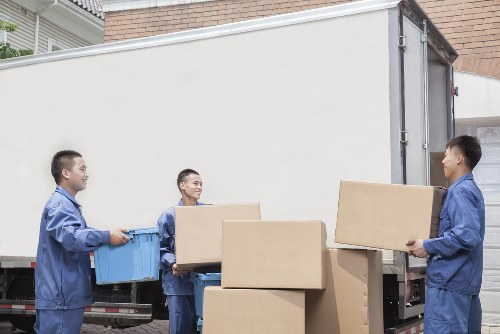 Flat removals team planning a move in Westhampstead