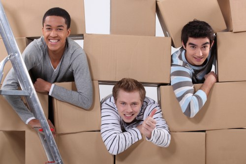 Organised moving day for a Westhampstead apartment