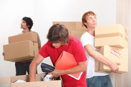 Local moving team handling packing in West Hampstead