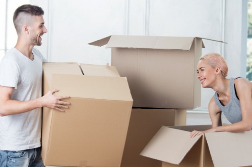 Office relocation setup in West Hampstead by a local removal team