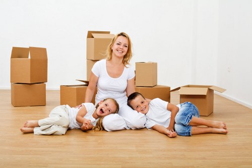 Office relocation equipment prepared by Westhampstead removal services
