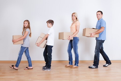 Local Westhampstead moving van ready for a home relocation